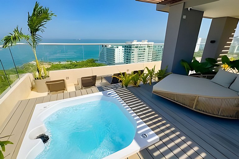 Bella Suite Playa Dormida 82S piscina vista al mar