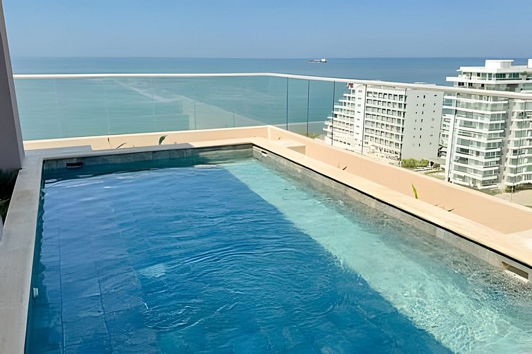 Bella Suite Playa Dormida 82S piscina vista al mar