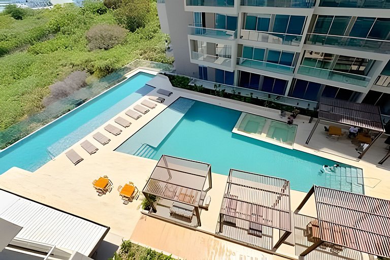 Bella Suite Playa Dormida 82S piscina vista al mar