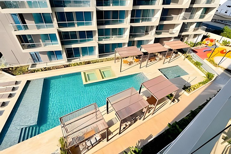 Bella Suite Playa Dormida 82S piscina vista al mar