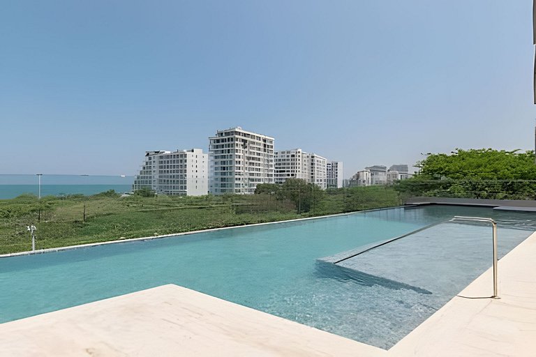 Bella Suite Playa Dormida 82S piscina vista al mar