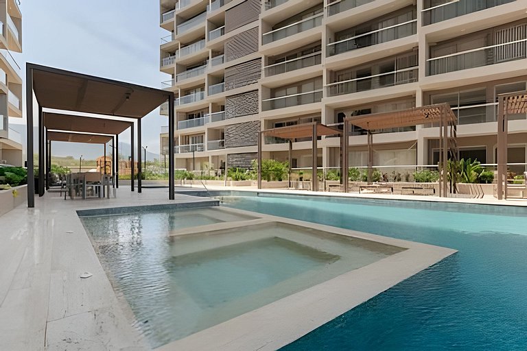 Bella Suite Playa Dormida 82S piscina vista al mar