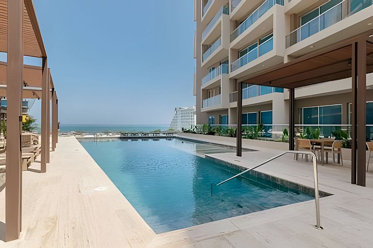 Bella Suite Playa Dormida 82S piscina vista al mar
