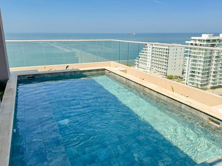 Bella Suite Playa Dormida 82S piscina vista al mar