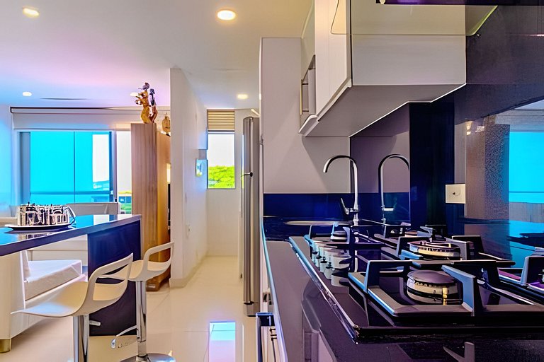 Tayrona Beach/Bello Apartamento/Balcón y piscina