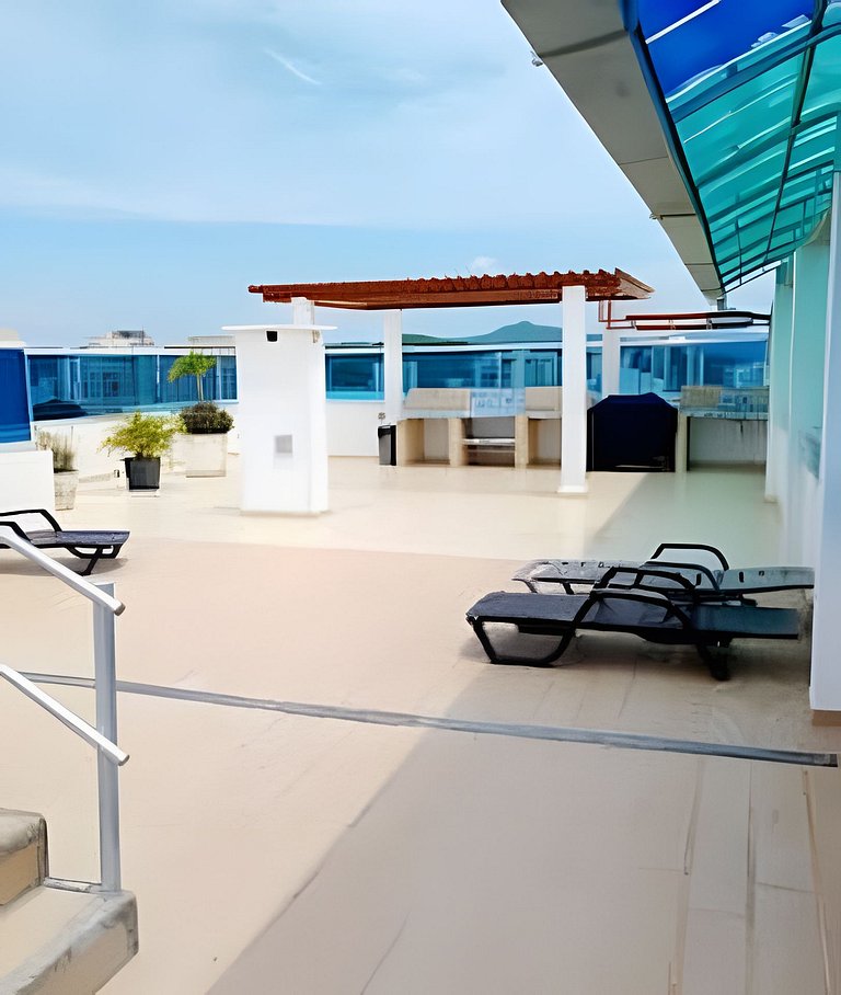 Tayrona Beach/Bello Apartamento/Balcón y piscina
