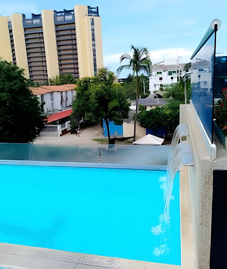 Tayrona Beach/Bello Apartamento/Balcón y piscina