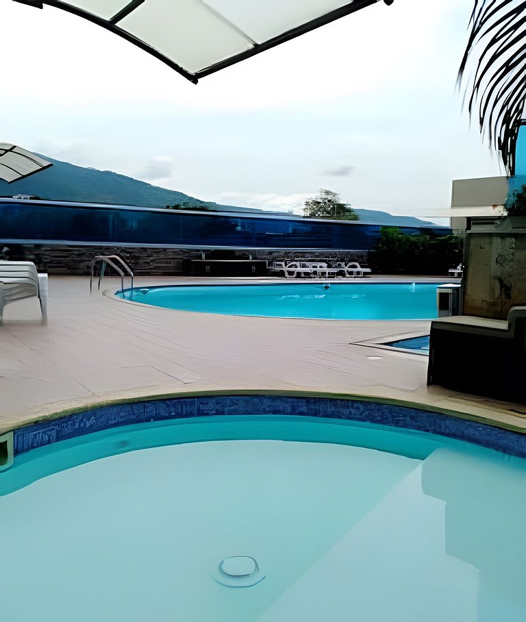 Tayrona Beach/Bello Apartamento/Balcón y piscina