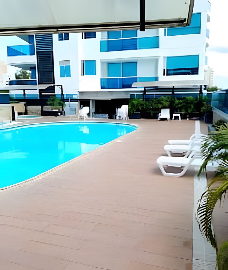 Tayrona Beach/Bello Apartamento/Balcón y piscina