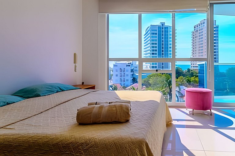 Tayrona Beach/Bello Apartamento/Balcón y piscina