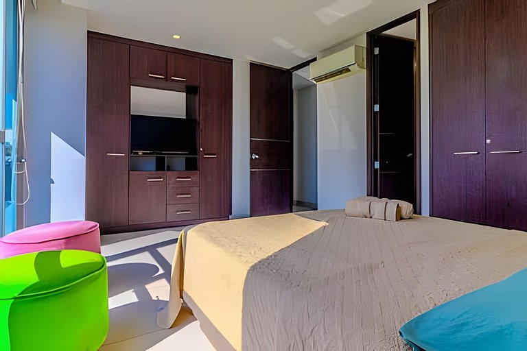 Tayrona Beach/Bello Apartamento/Balcón y piscina