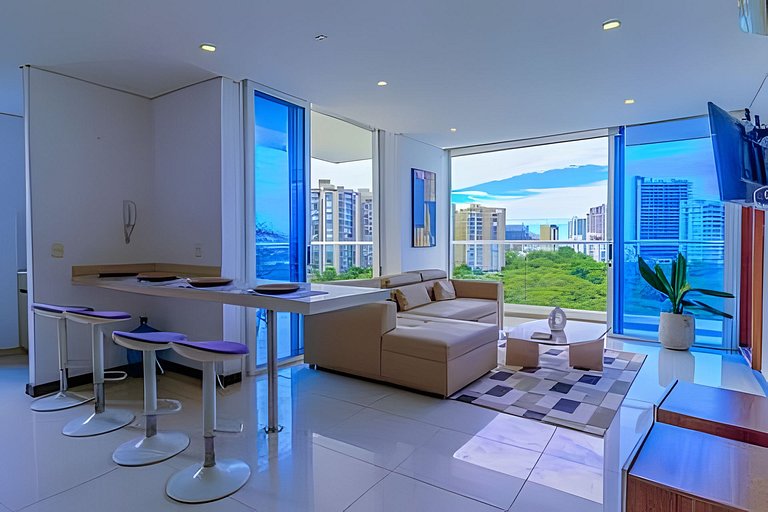 Cómodo apartamento con Vista al Mar Ocean 84