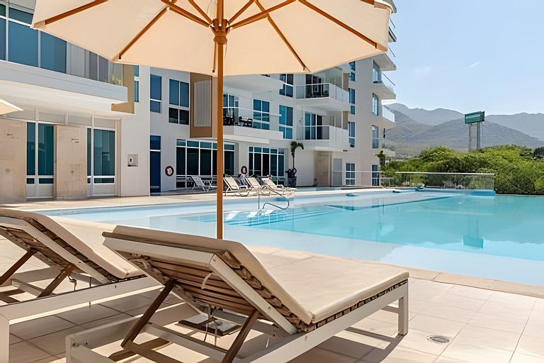 Cómodo apartamento con Vista al Mar Ocean 84
