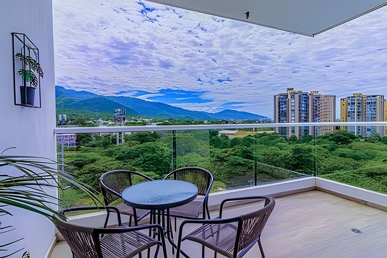 Cómodo apartamento con Vista al Mar Ocean 84