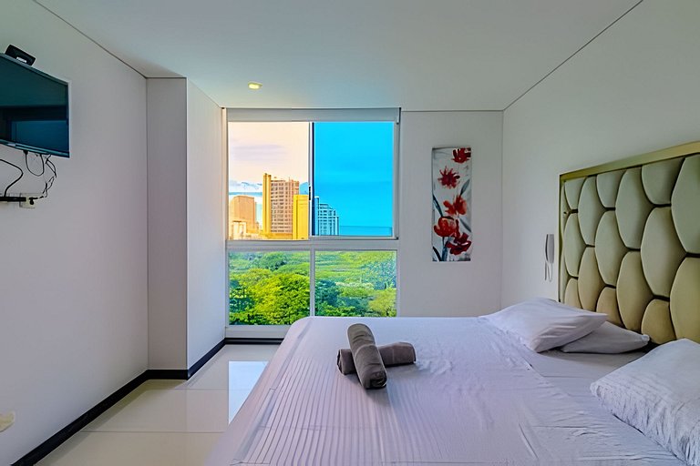 Cómodo apartamento con Vista al Mar Ocean 84